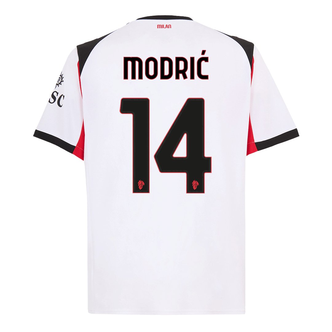 Men's Replica Puma AC Milan Away Jersey 25/26 MODRIĆ #14 - Image 3