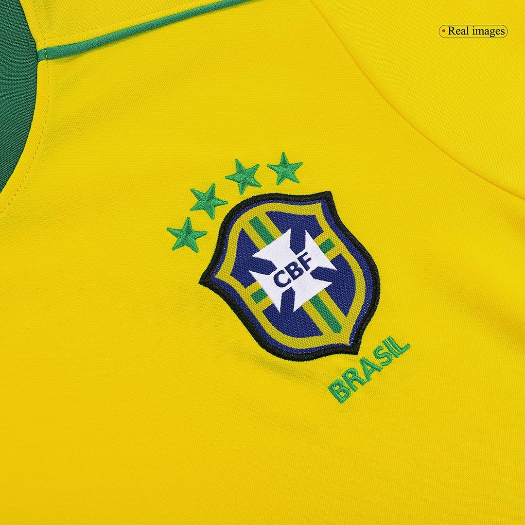 Men's Replica Nike Brazil Home Jersey 1998 - Image 3