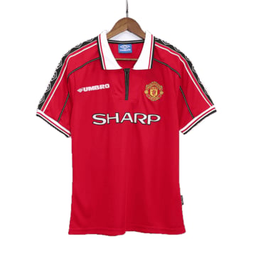 Men's Replica Umbro Manchester United Home Jersey 98/00