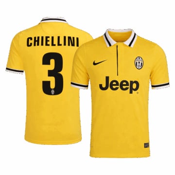 Men's Nike Juventus Away Jersey 13/14 CHIELLINI #3