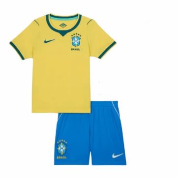 Kids Replica Nike Brazil Home Kit 2026