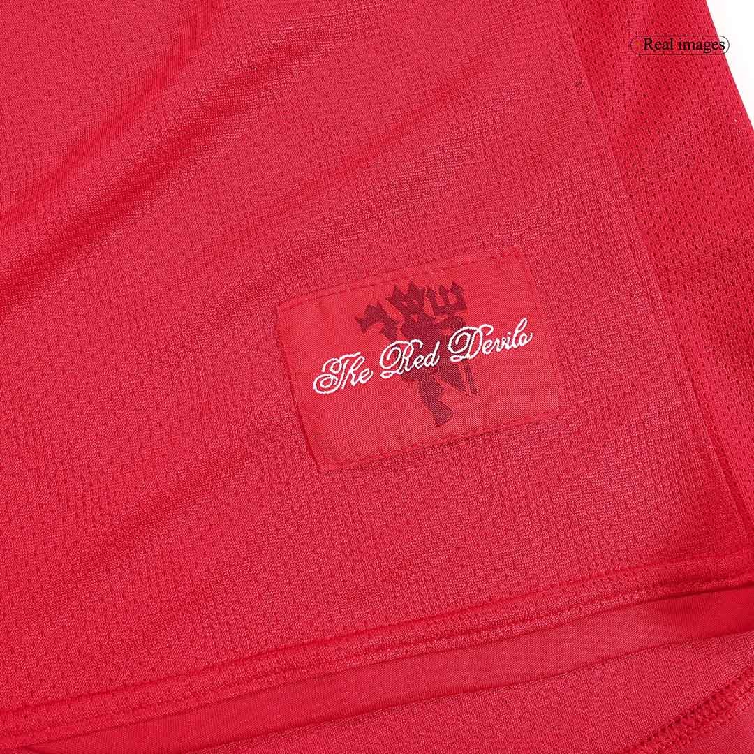 Retro Men's Manchester United Home Jersey 07/08 - Image 7