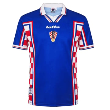 Men's Replica Lotto Croatia Away Jersey 1998