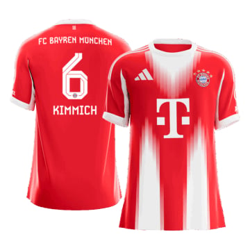 Men's Replica adidas Bayern Munich Home Jersey 25/26 KIMMICH #6
