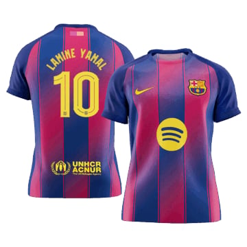 Men's Replica Nike Barcelona Home Jersey 25/26 LAMINE YAMAL #10