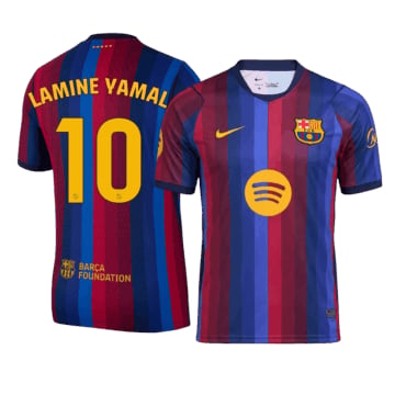 Men's Authentic Nike Barcelona Home Jersey 26/27 LAMINE YAMAL #10