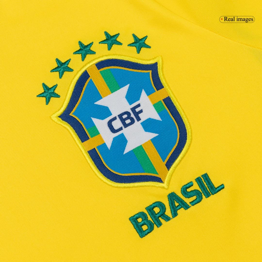 Men's Replica Nike Brazil Home Jersey 2026 RAPHINHA #11 - Image 4