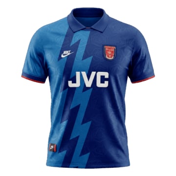 Men's Replica Nike Arsenal Away Jersey 1995
