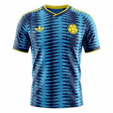 Men's Authentic adidas Colombia Away Jersey 2026