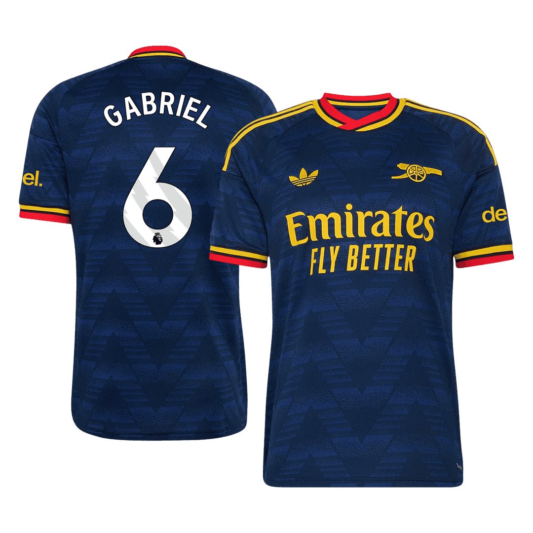 Men's Replica adidas Arsenal Away Jersey 26/27 GABRIEL #6