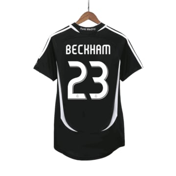 Men's Replica adidas Real Madrid Away Jersey 06/07 BECKHAM #23