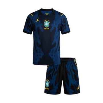 Kids Replica Nike Brazil Away Kit 2026