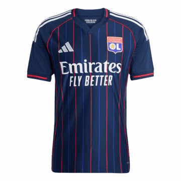 Men's Replica adidas Olympique Lyonnais Away Jersey 25/26