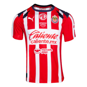 Men's Replica Puma Chivas Home Jersey 25/26