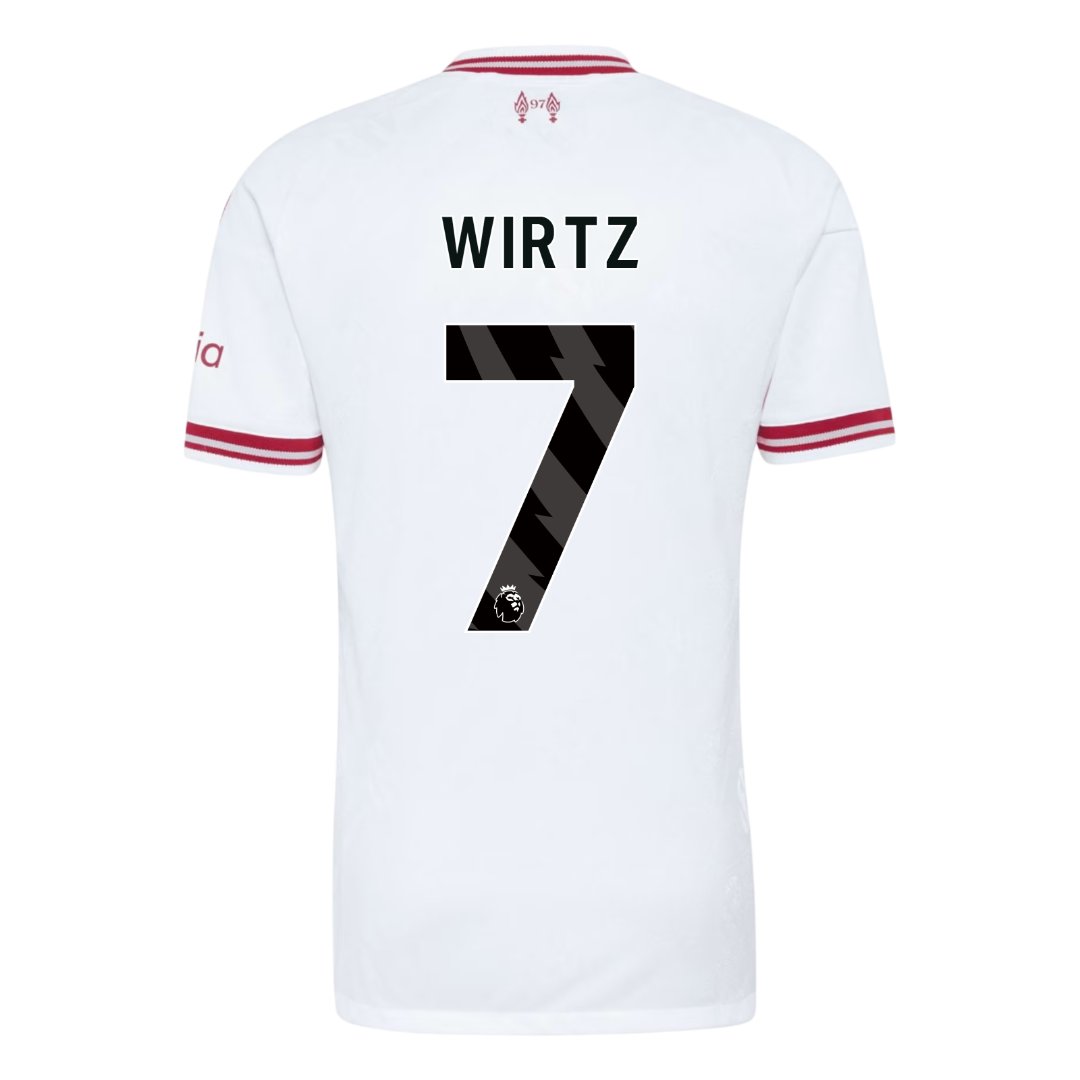 Men's Liverpool WIRTZ #7 Away Player Version Jersey 26/27 - Image 2