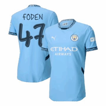 Men's Authentic Puma Manchester City Home Jersey 24/25