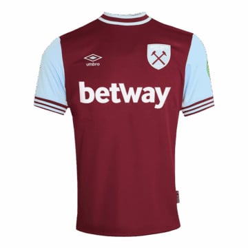 Men's Replica Umbro West Ham United Home Jersey 24/25