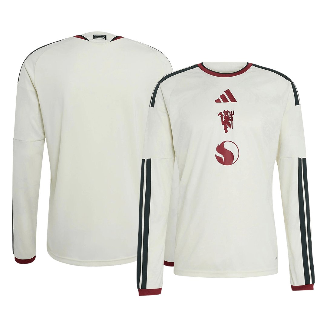Men's Replica adidas Manchester United Third Long Sleeve Jersey 26/27 - Image 3