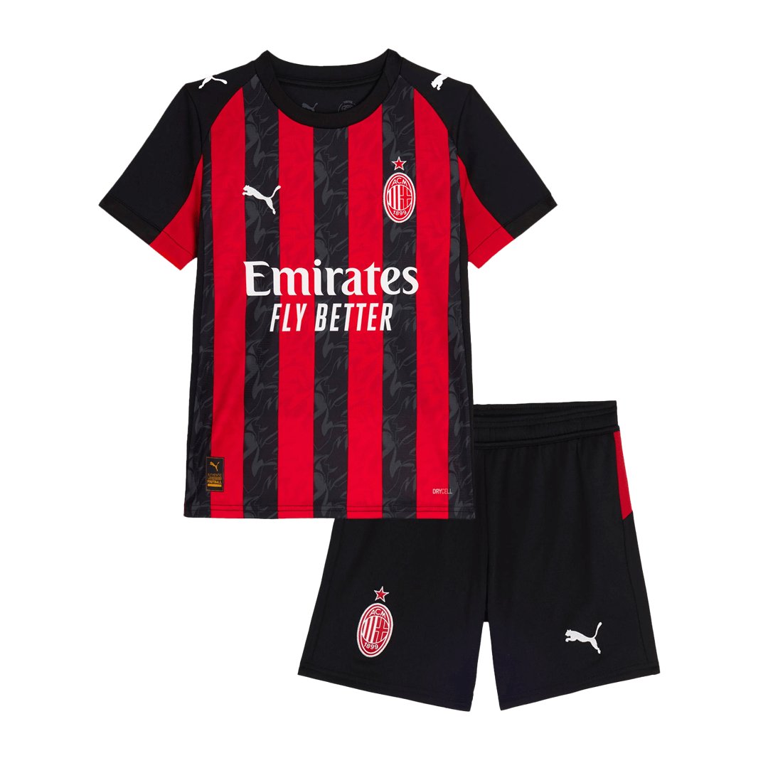 Kid's AC Milan Home Kit 25/26