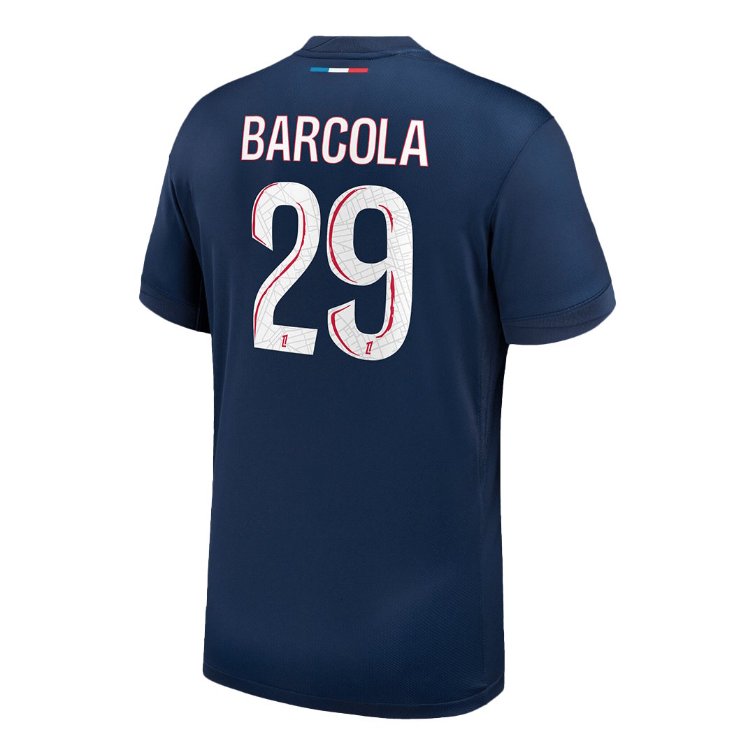 Men's Paris Saint-Germain BARCOLA #29 Home Jersey 24/25 - Image 3
