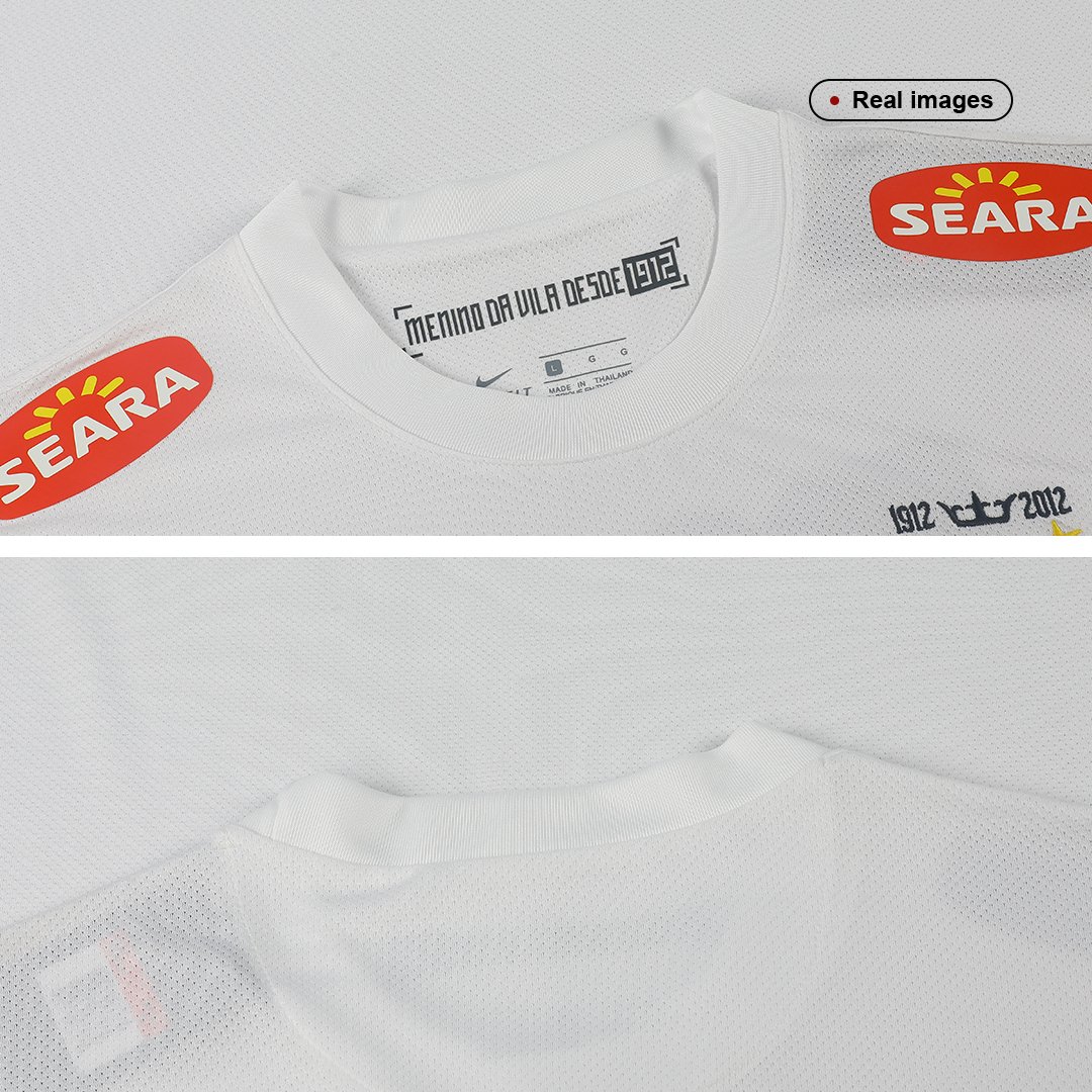 Men's Santos FC NEYMAR JR #11 Home Jersey 2012 - Image 8