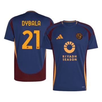 Men's Replica adidas AS Roma Third Jersey 24/25 DYBALA #21