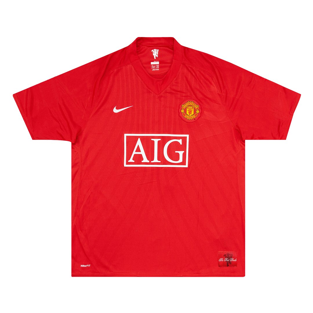 Men's Manchester United ROONEY #10 Home Jersey 07/08 - Image 2