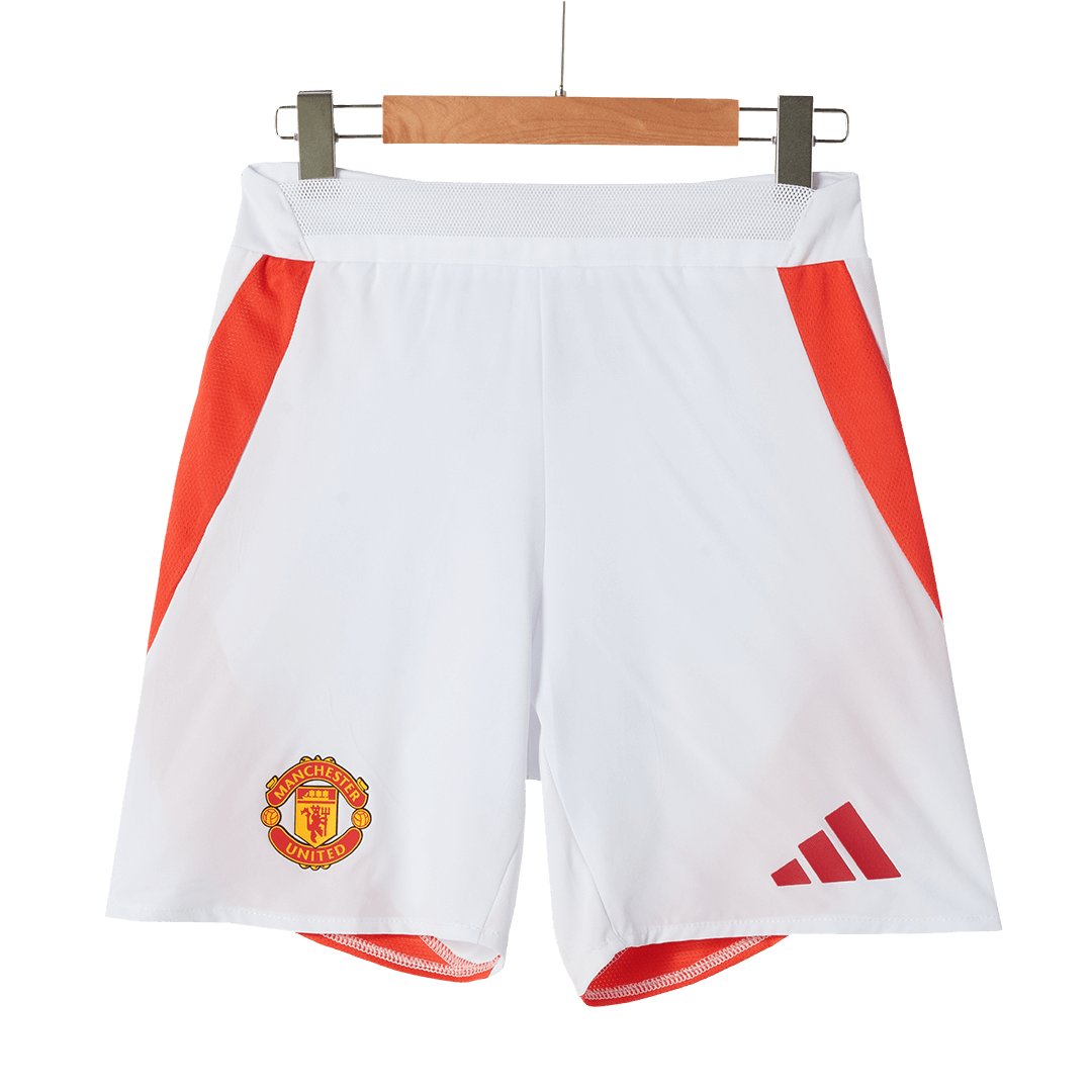 Men's Authentic adidas Manchester United Home Shorts 24/25 - Image 4