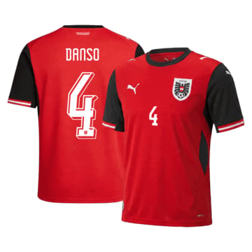 Men's Replica Puma Austria Home Jersey 2026 DANSO #4