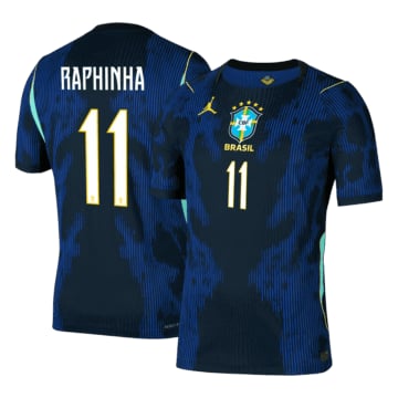 Men's Brazil RAPHINHA #11 Away Player Version Jersey 2026