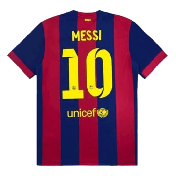 Men's Replica Nike Barcelona Home Jersey 14/15