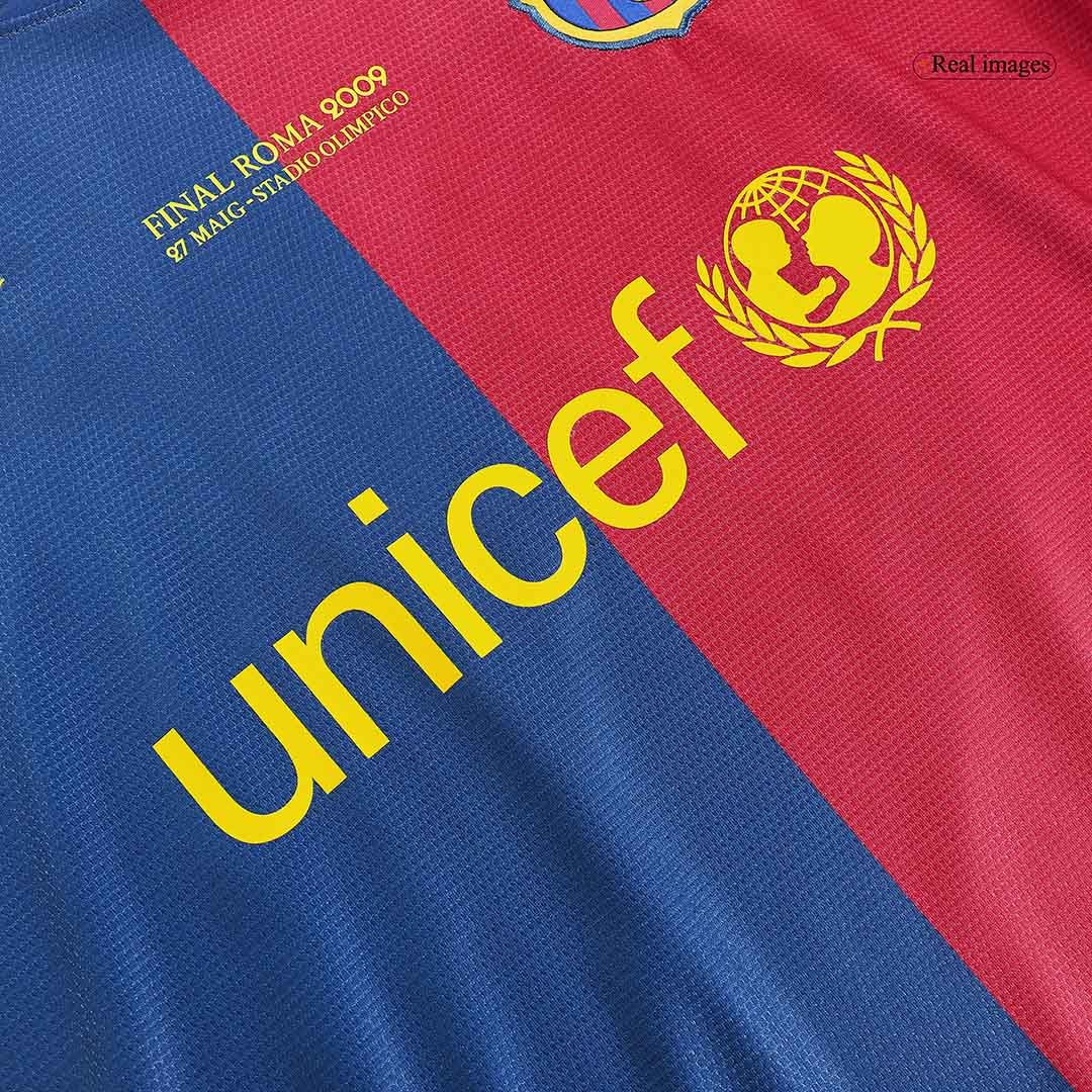 Retro Men's Barcelona Home Jersey 08/09 - Image 9