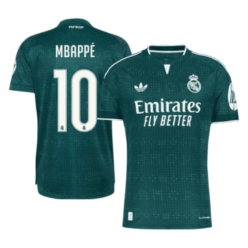 Men's Authentic adidas Real Madrid Away Jersey 26/27 MBAPPÉ #10