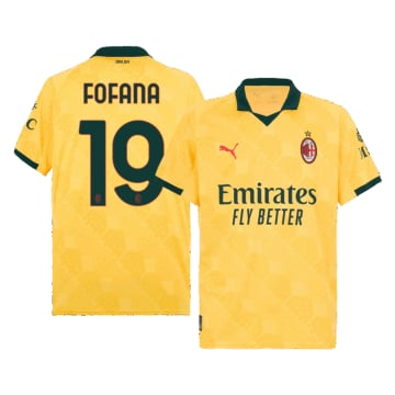 Men's Replica Puma AC Milan Third Jersey 25/26 FOFANA #19