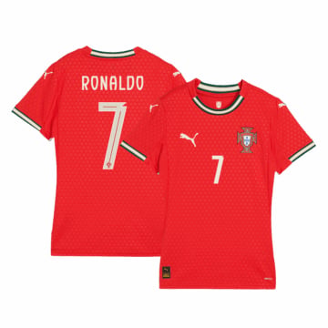 Women's Replica Puma Portugal Home Jersey 2025 RONALDO #7