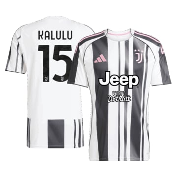 Men's Replica adidas Juventus Home Jersey 25/26 KALULU #15
