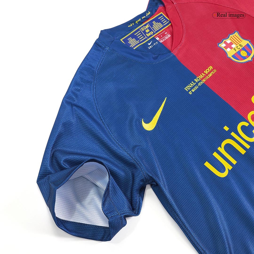Retro Men's Barcelona Home Jersey 08/09 - Image 6