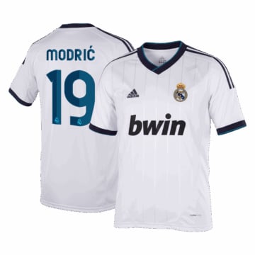 Men's adidas Real Madrid Home Jersey 12/13 MODRIĆ #19