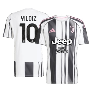 Men's Replica adidas Juventus Home Jersey 25/26 YILDIZ #10
