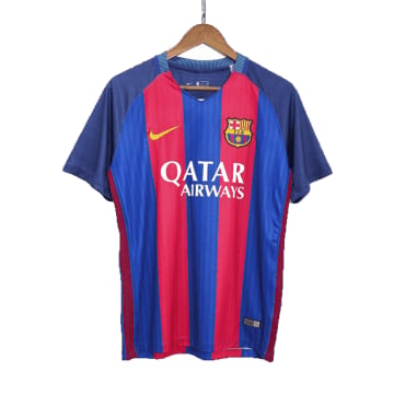 Men's Replica Nike Barcelona Home Jersey 16/17