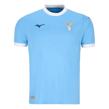 Men's Replica Mizuno Lazio Home Jersey 25/26