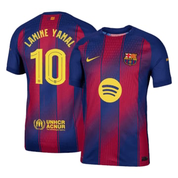 Men's Authentic Nike Barcelona Home Jersey 25/26 LAMINE YAMAL #10