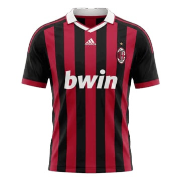 Men's Replica adidas AC Milan Home Jersey 09/10