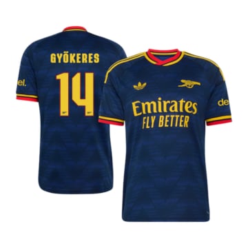 Men's Replica adidas Arsenal Away Jersey 26/27 GYÖKERES #14