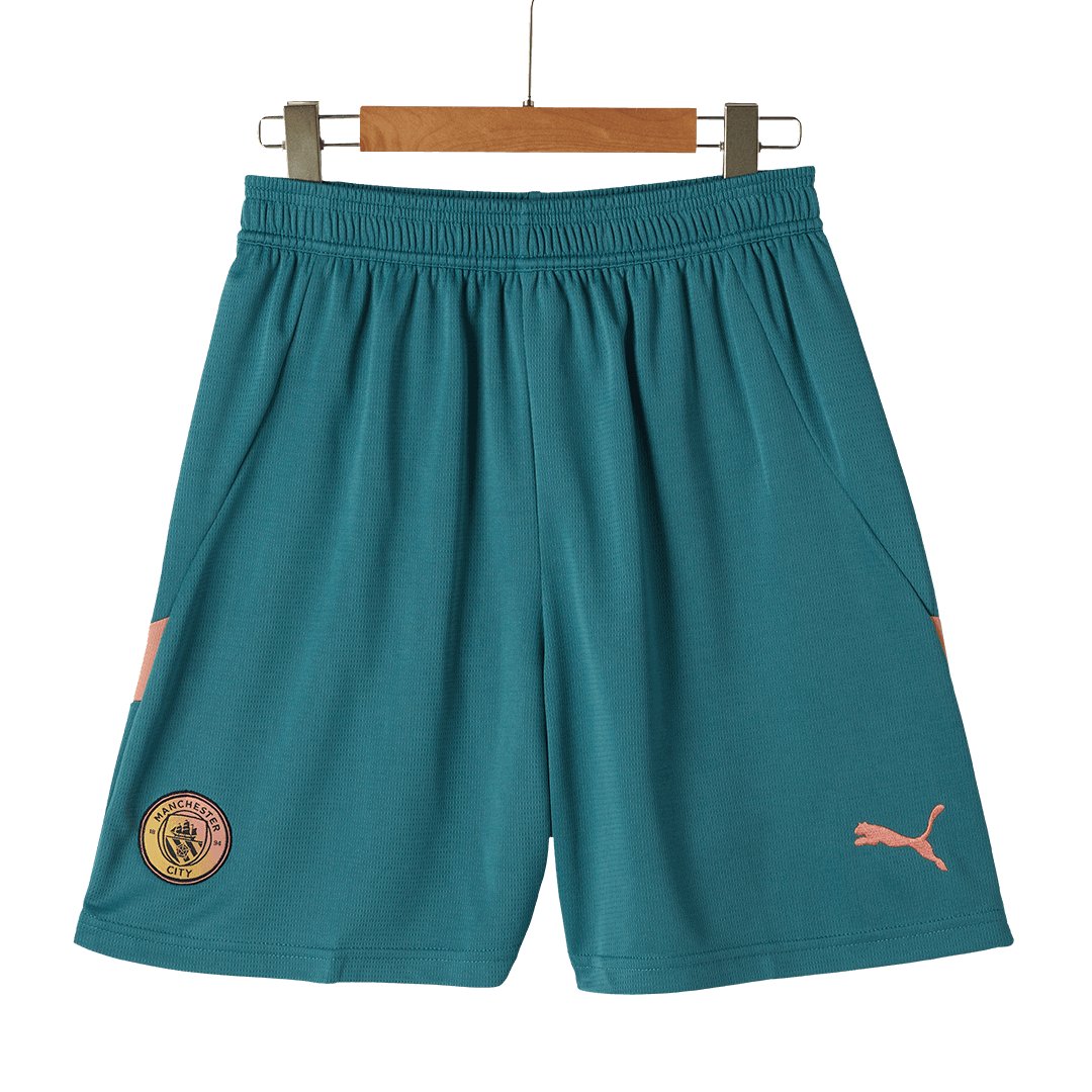 Men's Replica Puma Manchester City Fourth Shorts 24/25 - Image 3