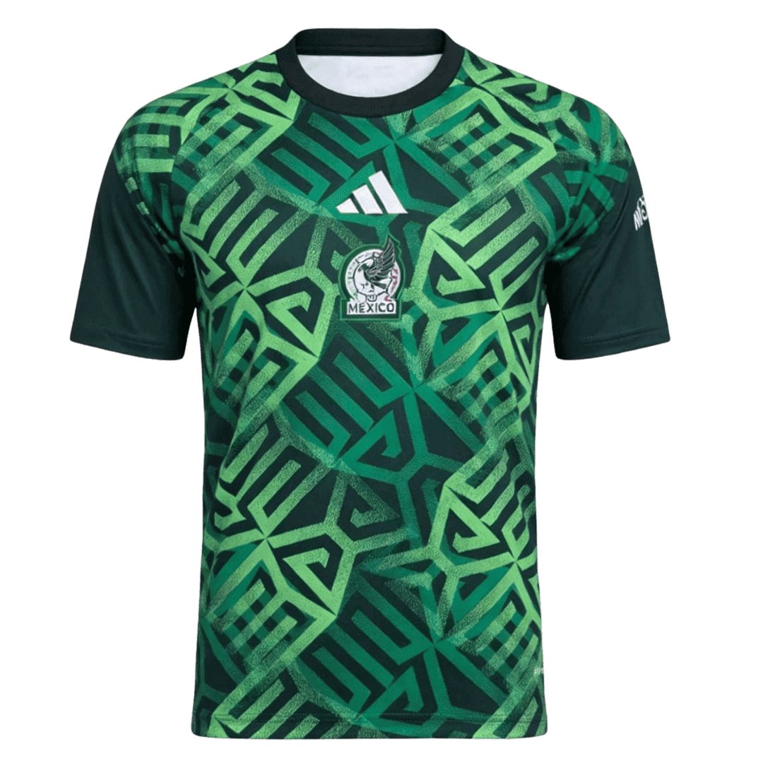 Men's Replica adidas Mexico Pre-Match Training Jersey 2026 - Image 2
