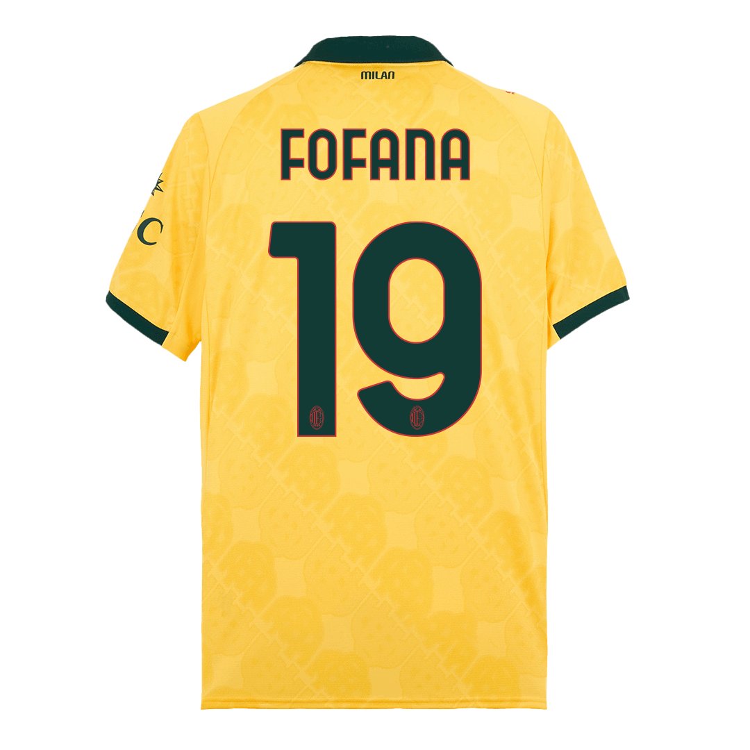 Men's AC Milan FOFANA #19 Third Jersey 25/26 - Image 3