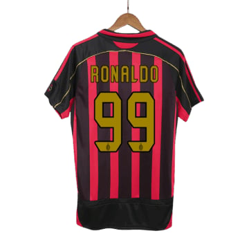 Men's Replica adidas AC Milan Home Jersey 06/07 RONALDO #99