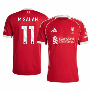 Men's Replica adidas Liverpool Home Jersey 25/26 M.SALAH #11