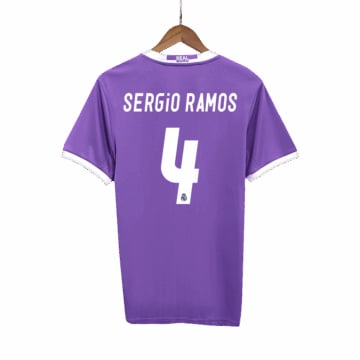 Men's Replica adidas Real Madrid Away Jersey 16/17 SERGIO RAMOS #4